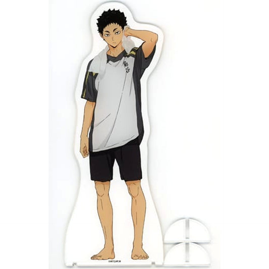 Haikyu!! Keiji Akaashi Big Acrylic Stand Bath Ver. Gokurakuyu Raku Spa Saiko ni High na Kyujitsu Limited Acrylic Stands [USED]
