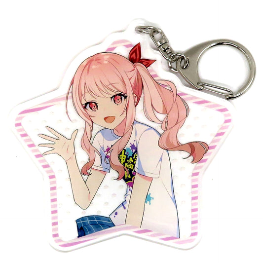 Hatsune Miku: Colorful Stage! Mizuki Akatsukiyama Acrylic Keychain Kamiyama High School Cultural Festival Limited Keychains [USED]