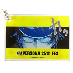 Persona Series Naoto Shirogane Cut-In Trading Acrylic Keychain P4 Persona Series 25th Anniversary Persona 25th FES Grand Exhibition Exclusive Keychains [USED]