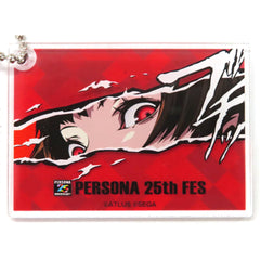 Persona Series Makoto Niijima Cut-In Trading Acrylic Keychain P5 Persona Series 25th Anniversary Persona 25th FES Grand Exhibition Exclusive Keychains [USED]