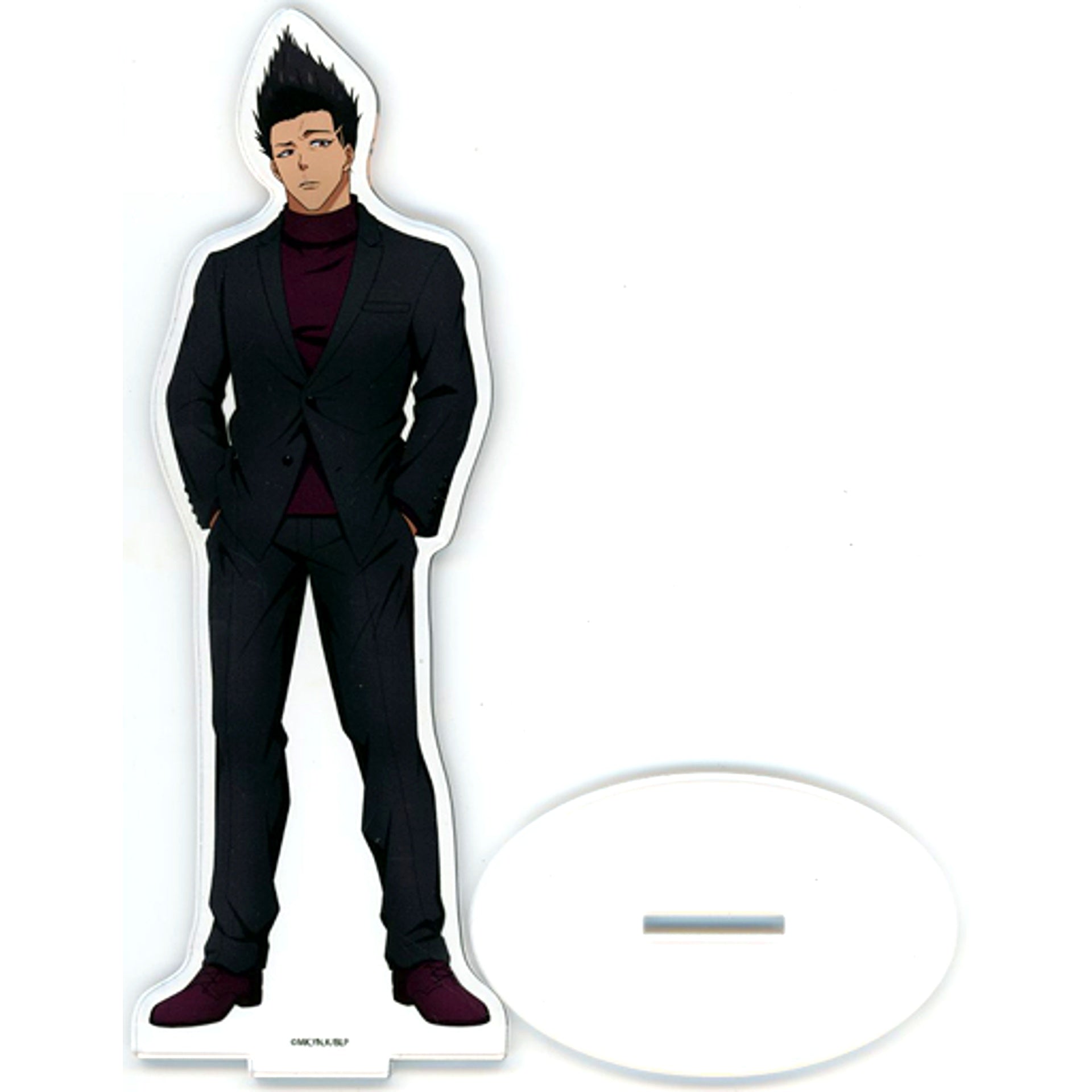 Shoei Baro 15 Suit Ver. Blue Lock POP UP Akihabara Sukima Store TSUTAYA Illustration Character Acrylic Figure [USED]