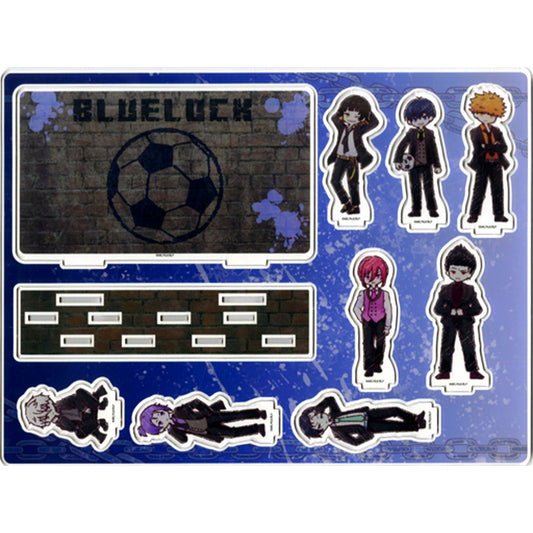 Group 02 Suit Ver. Blue Lock POP UP SHOP Akihabara Sukima Store & TSUTAYA Acrylic Diorama Plate [USED]