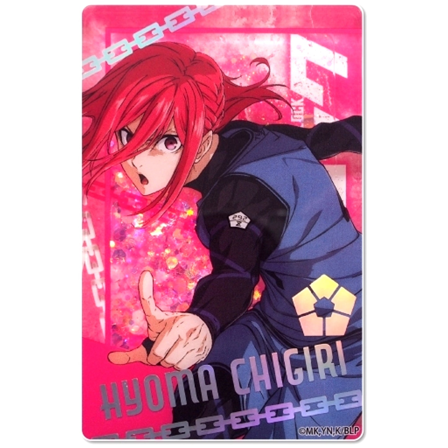 Hyoma Chigiri Blue Lock Glitter Acrylic Block Vol.1 [USED]
