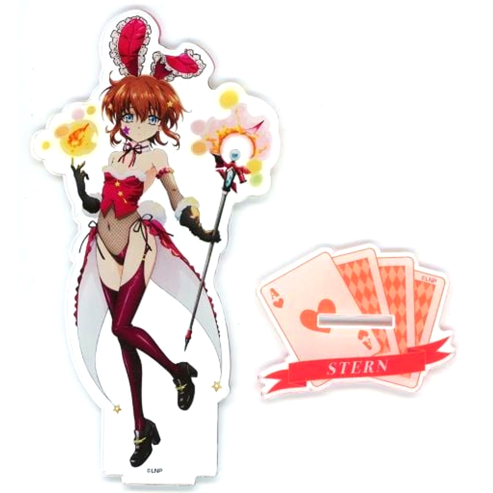 Stern the Destructor Illustration BIG Acrylic Stand Magical Bunny Ver. Magical Girl Lyrical Nanoha Series x Don Quijote [USED]