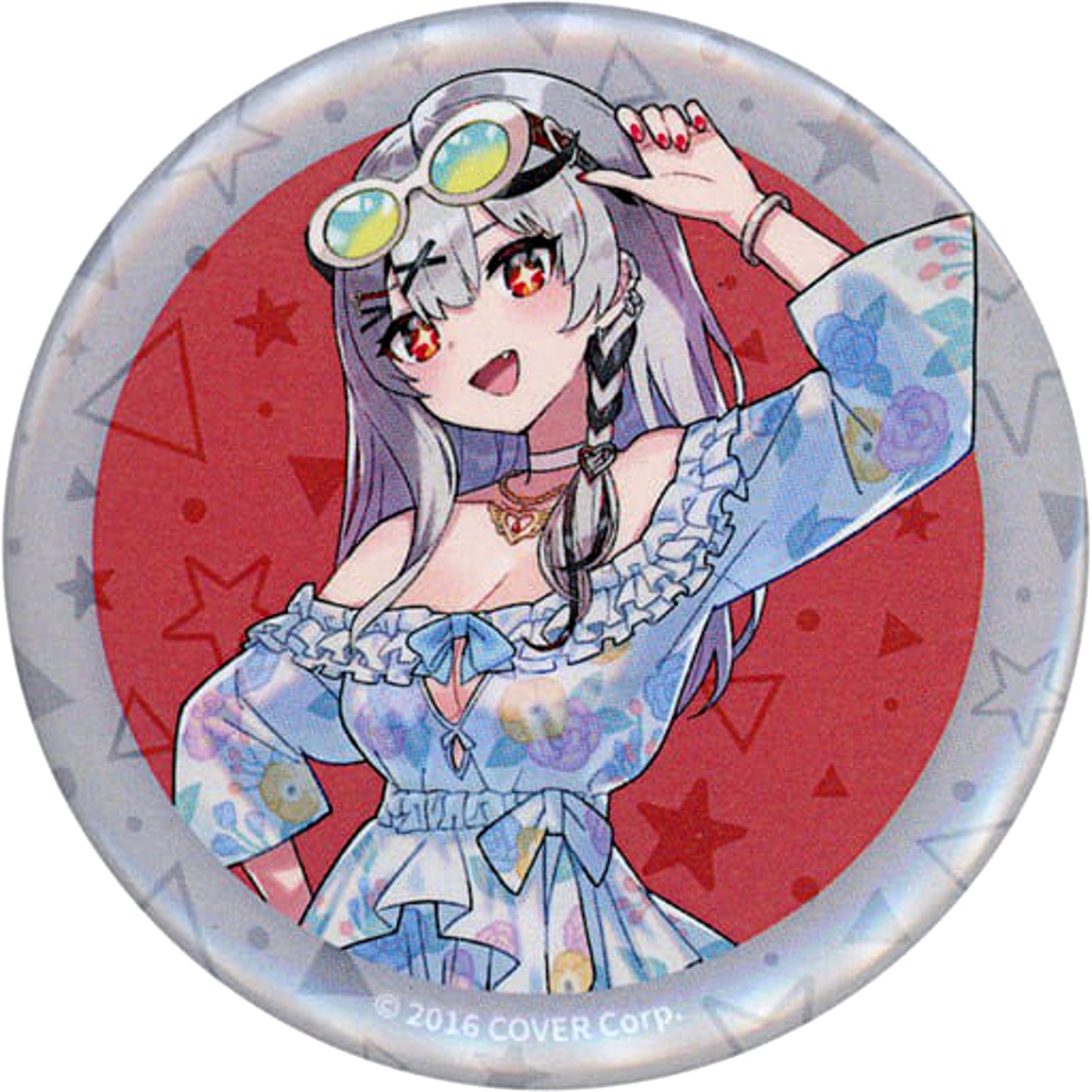 VTuber Hololive Sakamata Chloe Plain Clothes A Ver. Trading Can Badge Umisea in Sunshine City Limited Buttons [USED]
