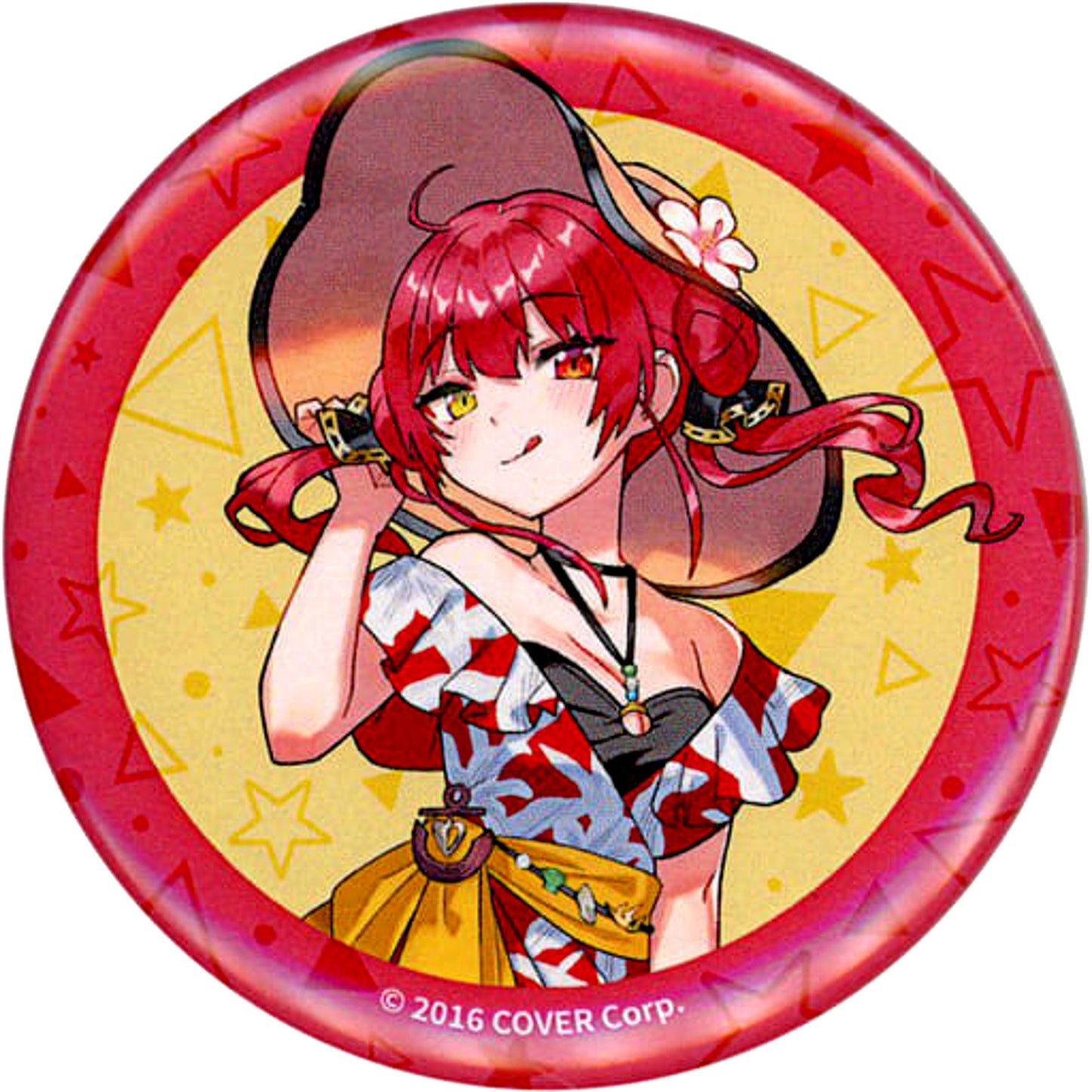 Virtual YouTuber hololive Houshou Marine Casual Outfit Ver. A Trading Button UMISEA in Sunshine City [USED]