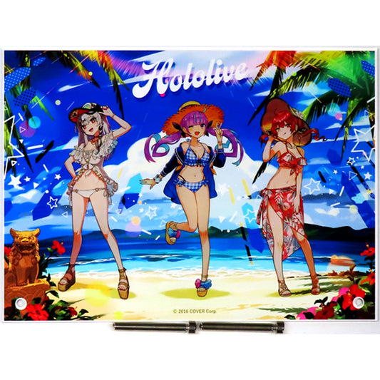All Characters Acrylic Art Board Virtual YouTuber Hololive UMISEA in Sunshine City [USED]
