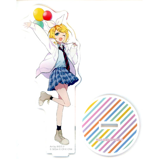Kagamine Rin Project Sekai Colorful Stage feat Hatsune Miku Kamiyama High School Cultural Festival Illustration Acrylic Stand [USED]