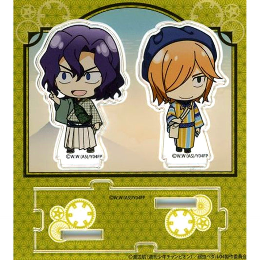 Junta Teshima & Hajime Aoyagi Acrylic Stand Tokyo Classic Mini Character Ver. Yowamushi Pedal GLORY LINE [USED]