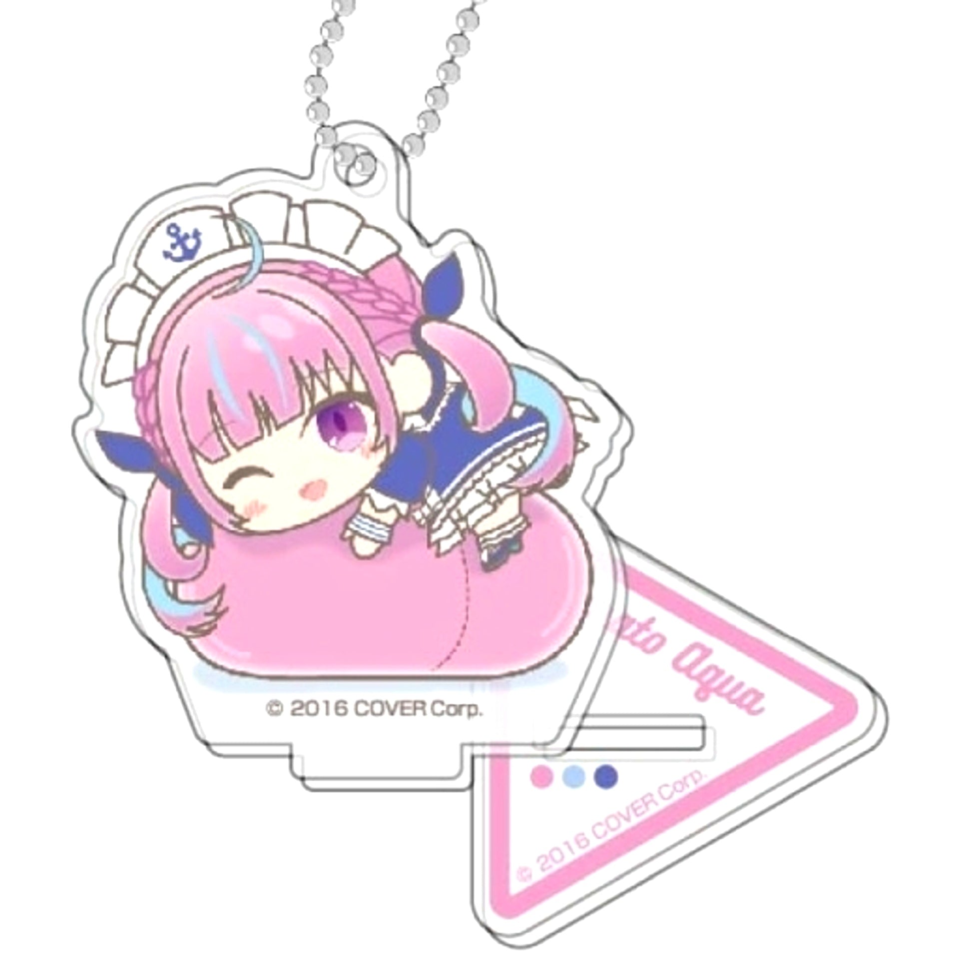 Minato Aqua D Hololive Hug Meets Stand Mini Acrylic Keychain [USED]