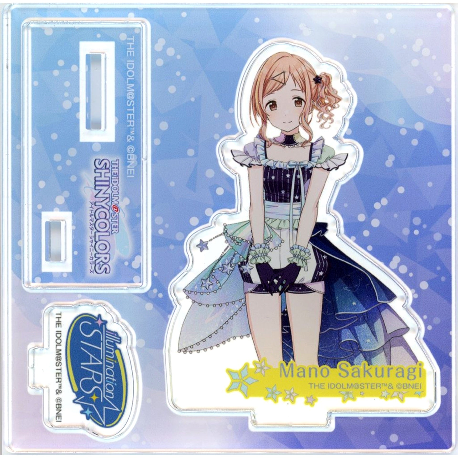 Mano Sakuragi The Idolmaster Shiny Colors x Karaoke no Tetsujin Fes. 2023 Mini Acrylic Stand Box A [USED]
