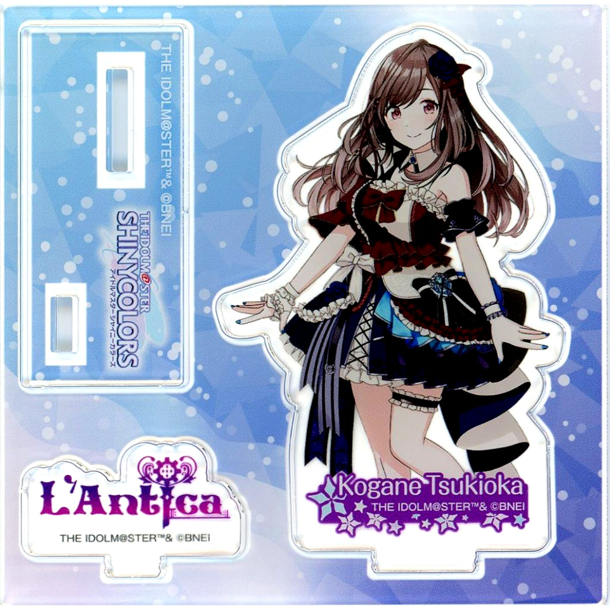 Kogane Tsukioka The Idolmaster Shiny Colors x Karaoke no Tetsujin Tetsujin Fes 2023 Trading Mini Acrylic Stand B Box [USED]