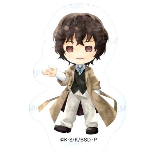 Osamu Dazai Trading Die-cut Acrylic Block Chara Mage Bungo Stray Dogs [USED]