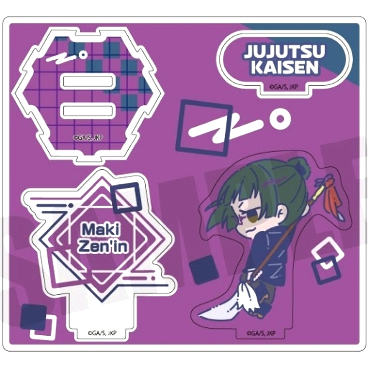 Maki Zenin D. Jujutsu Kaisen Retopopu Vol. 2 Acrylic Stand [USED]
