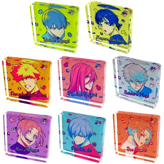 Set of 8 Blue Lock Vol. 2 Trading Mini Acrylic Block [USED]