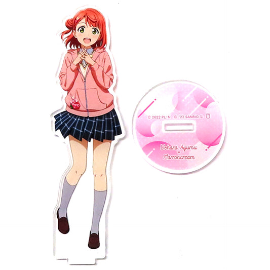 Ayumu Uehara x Marron Cream Acrylic Stand Vol. 2 Love Live! Nijigasaki High School Idol Club x Sanrio Characters [USED]