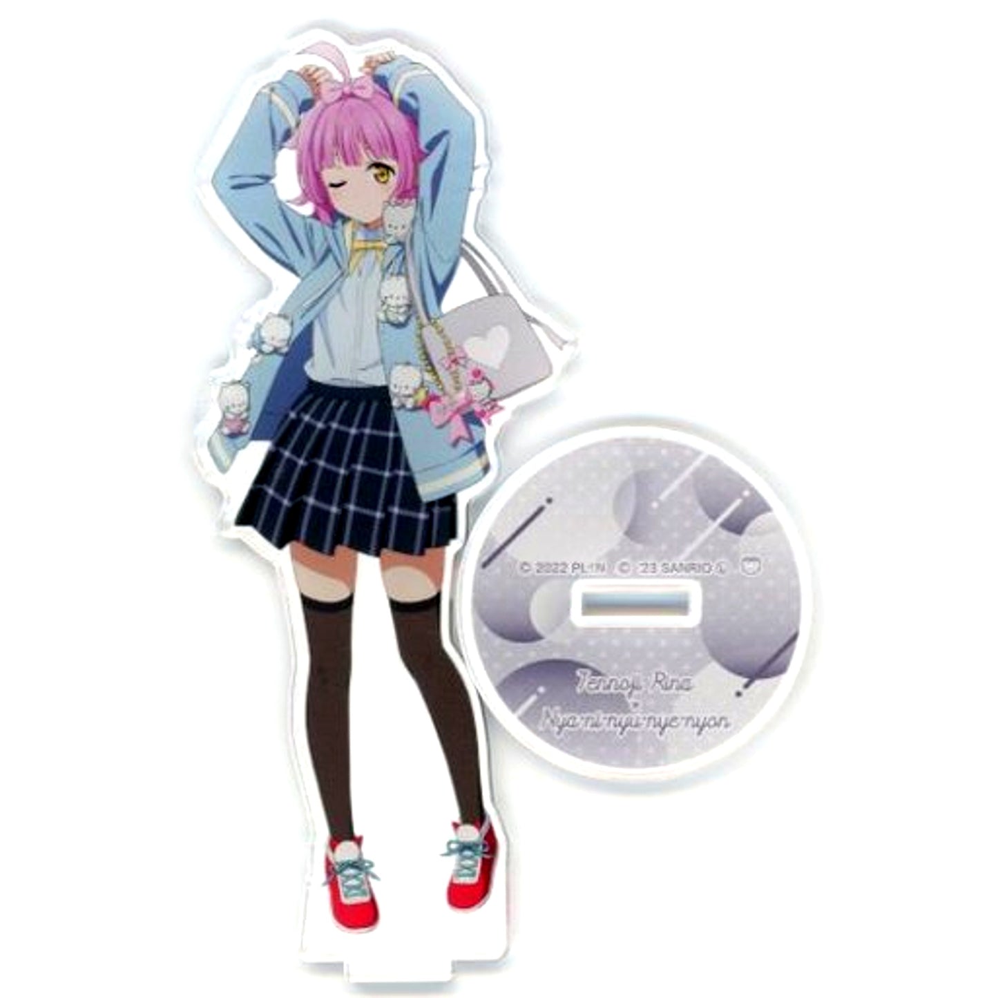 Rina Tennoji x Nya Ni Nyu Nye Nyon Acrylic Stand Vol.2 Love Live Nijigasaki High School Idol Club x Sanrio Characters [USED]