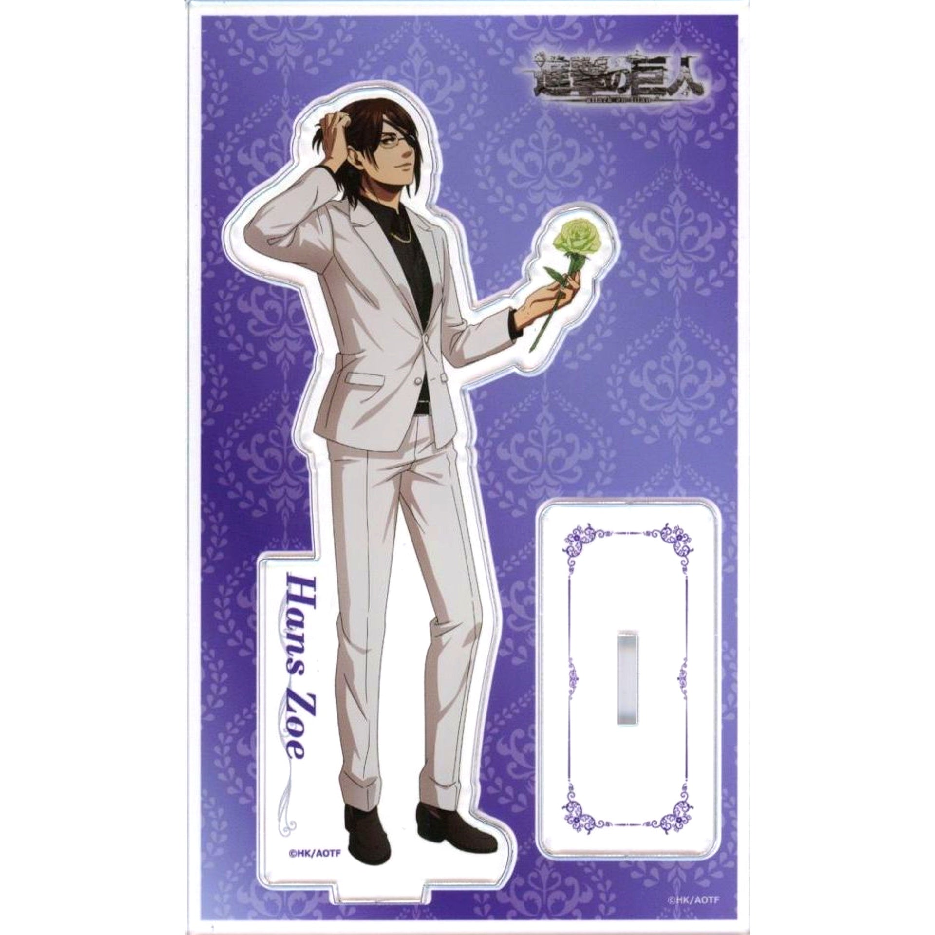 Hange Zoe Attack on Titan Acrylic Stand The Final Season Final Chapters x Karaoke no Tetsujin [USED]