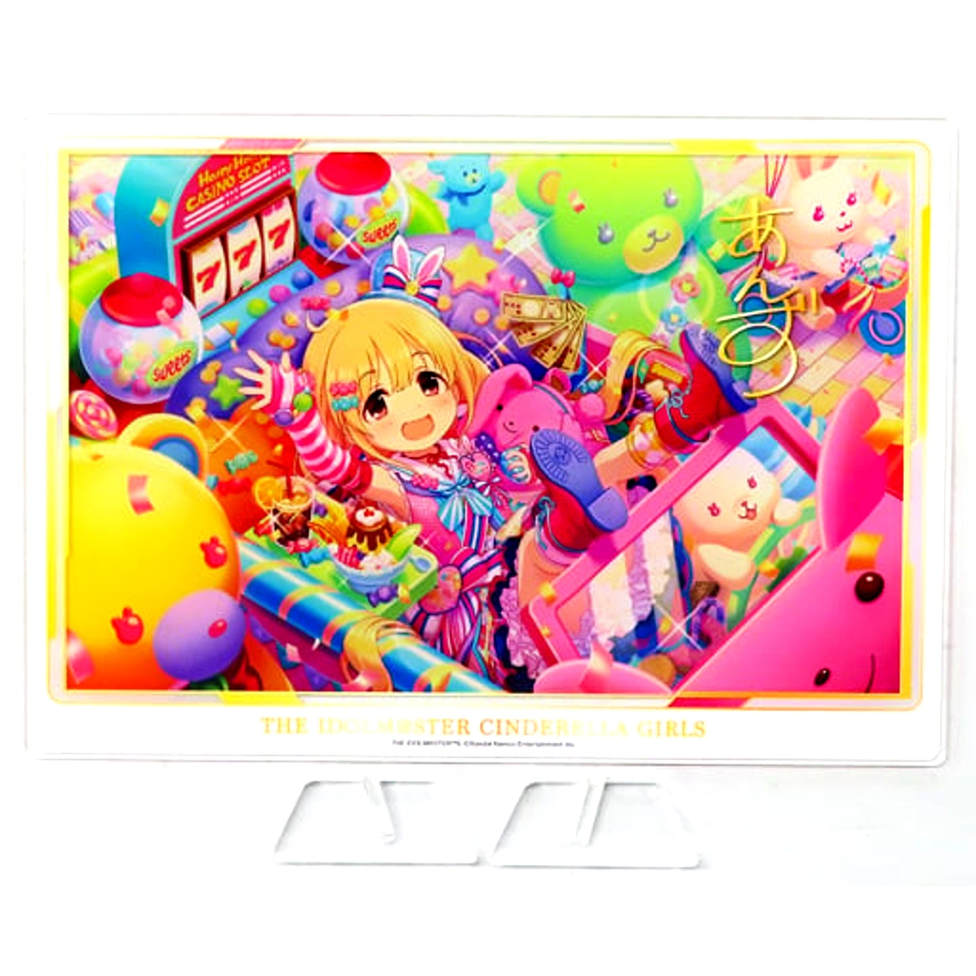 Anzu Futaba All For Fun After Training THE IDOLM@STER Cinderella Girls Acrylic Stand Official Shop Lottery Prize A [USED]