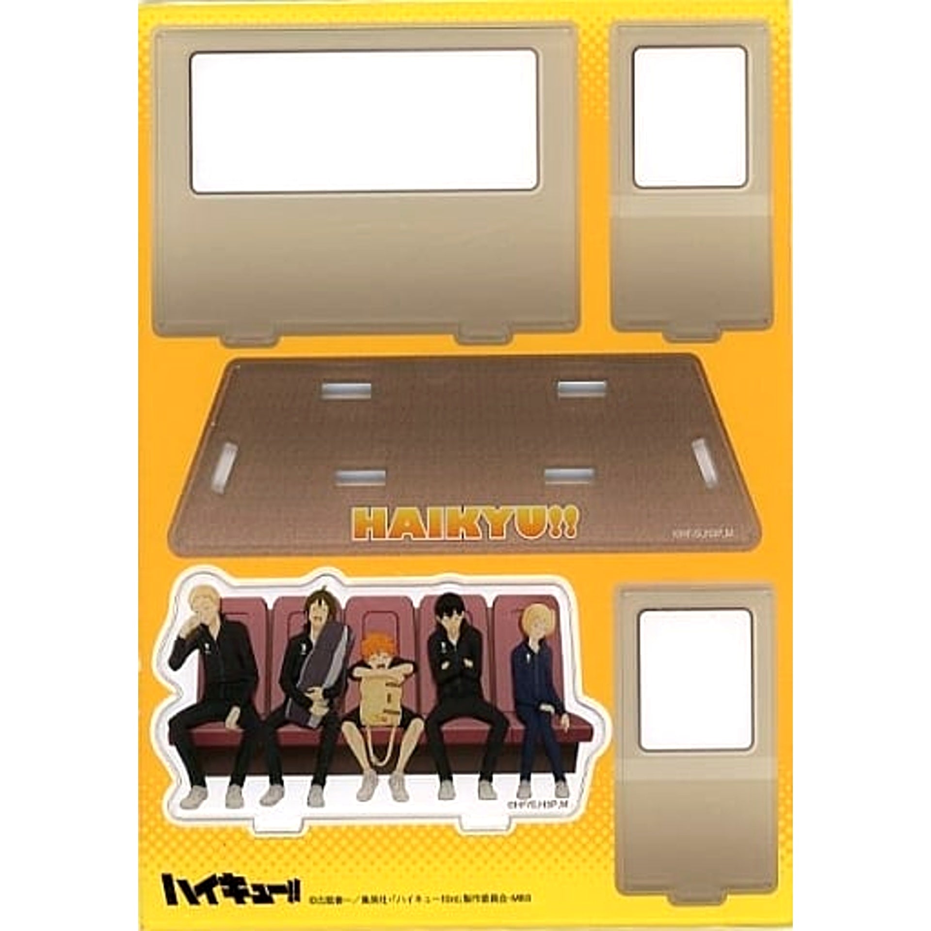 Haikyu!! Season 3 Karasuno Returning from Match Acrylic Stand with a Background Acrylic Stands [USED]