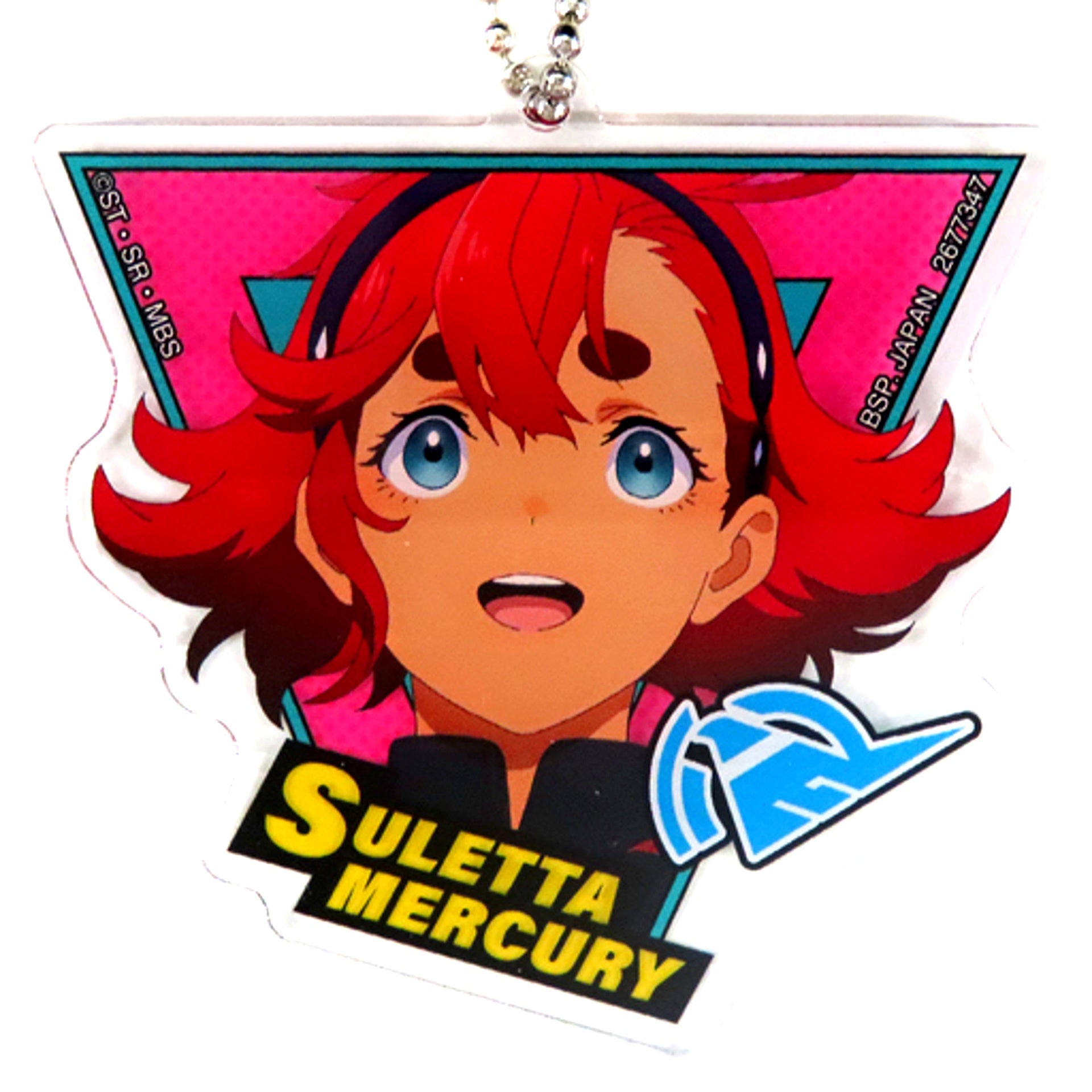 Suletta Mercury Mobile Suit Gundam The Witch from Mercury Acrylic Plate Keychain [USED]