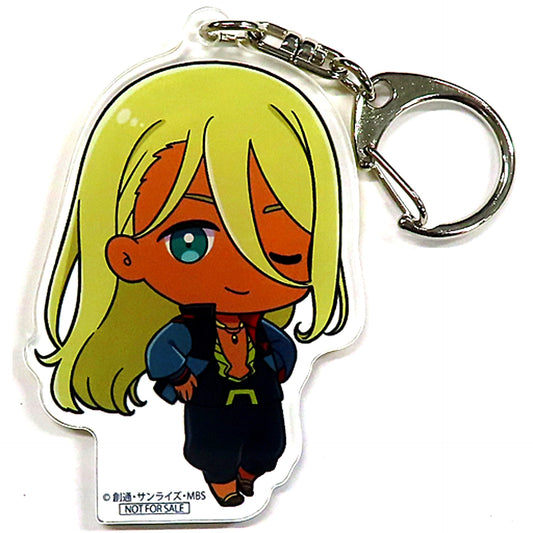 Shaddiq Zenelli Mobile Suit Gundam The Witch from Mercury Animate Drawn SD Illustration Acrylic Keychain BD/DVD Season 2 Vol.3-4 Bonus [USED]