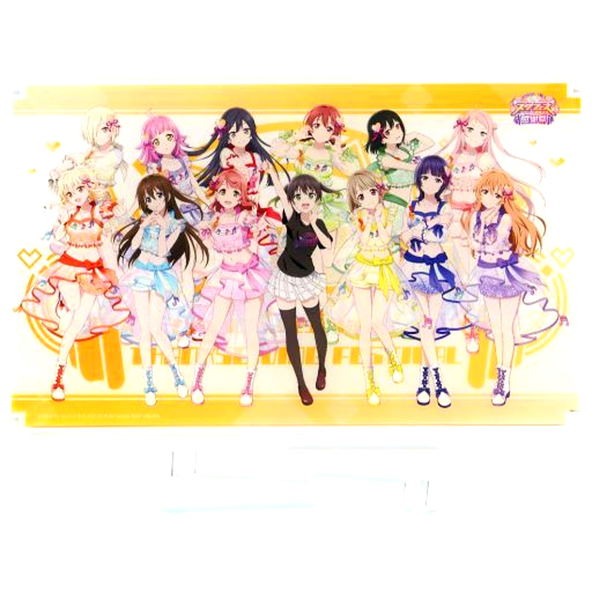 Nijigasaki High School Idol Club Plate Acrylic Stand Love Live! Series SIF Series Thanksgiving 2023 [USED]