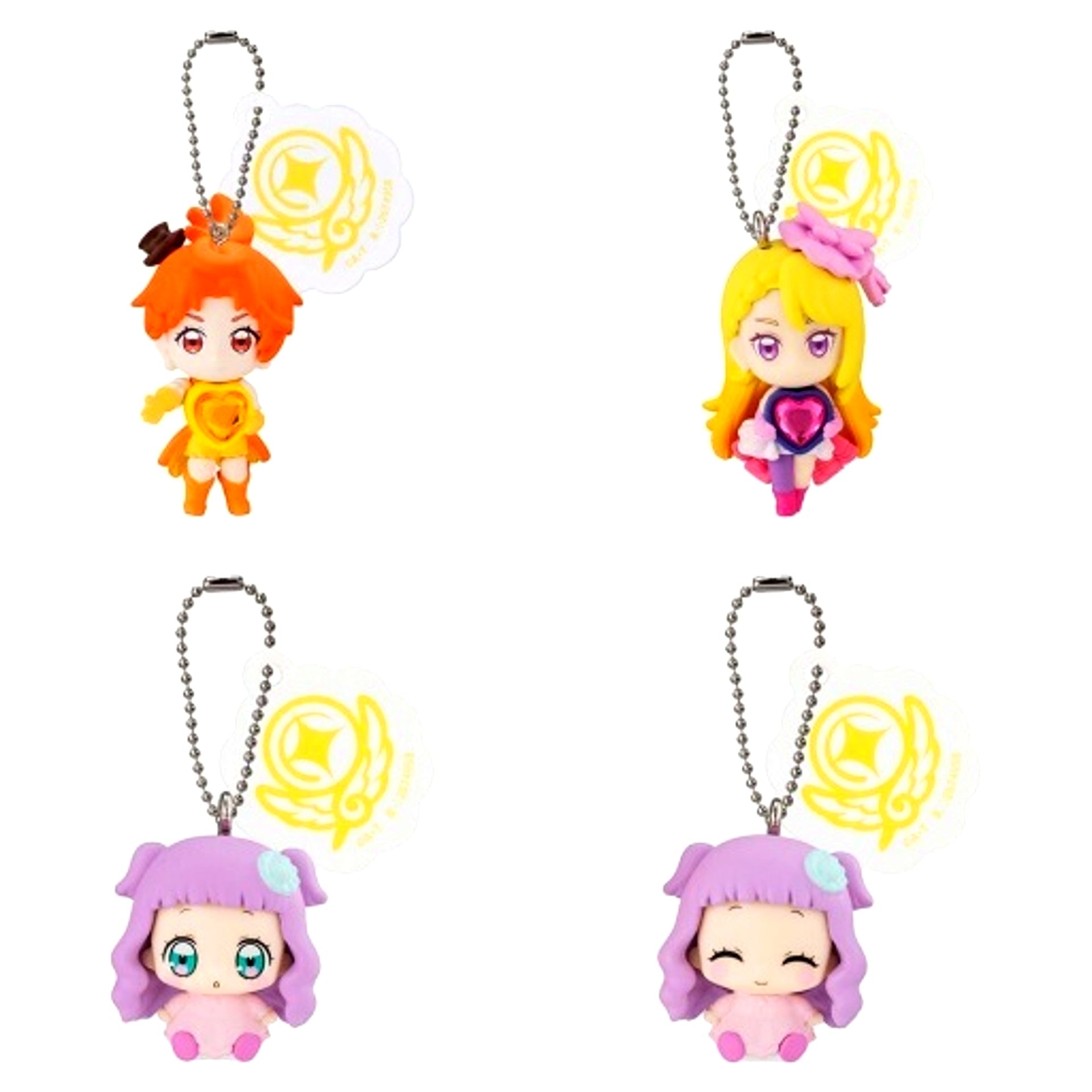 Set of 4 Hirogaru Sky! PreCure Hirogaru Sky! Swing 2 [USED]