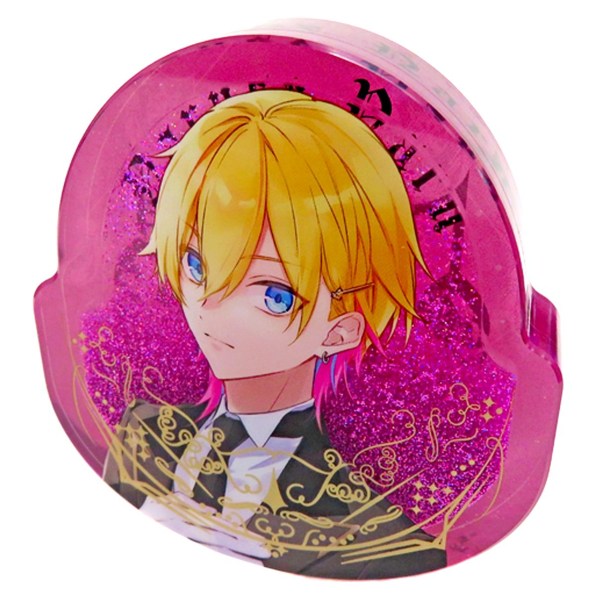 Naruse Naru Glitter Acrylic Block Virtual YouTuber Nijisanji Nobles and Servants Goods [USED]