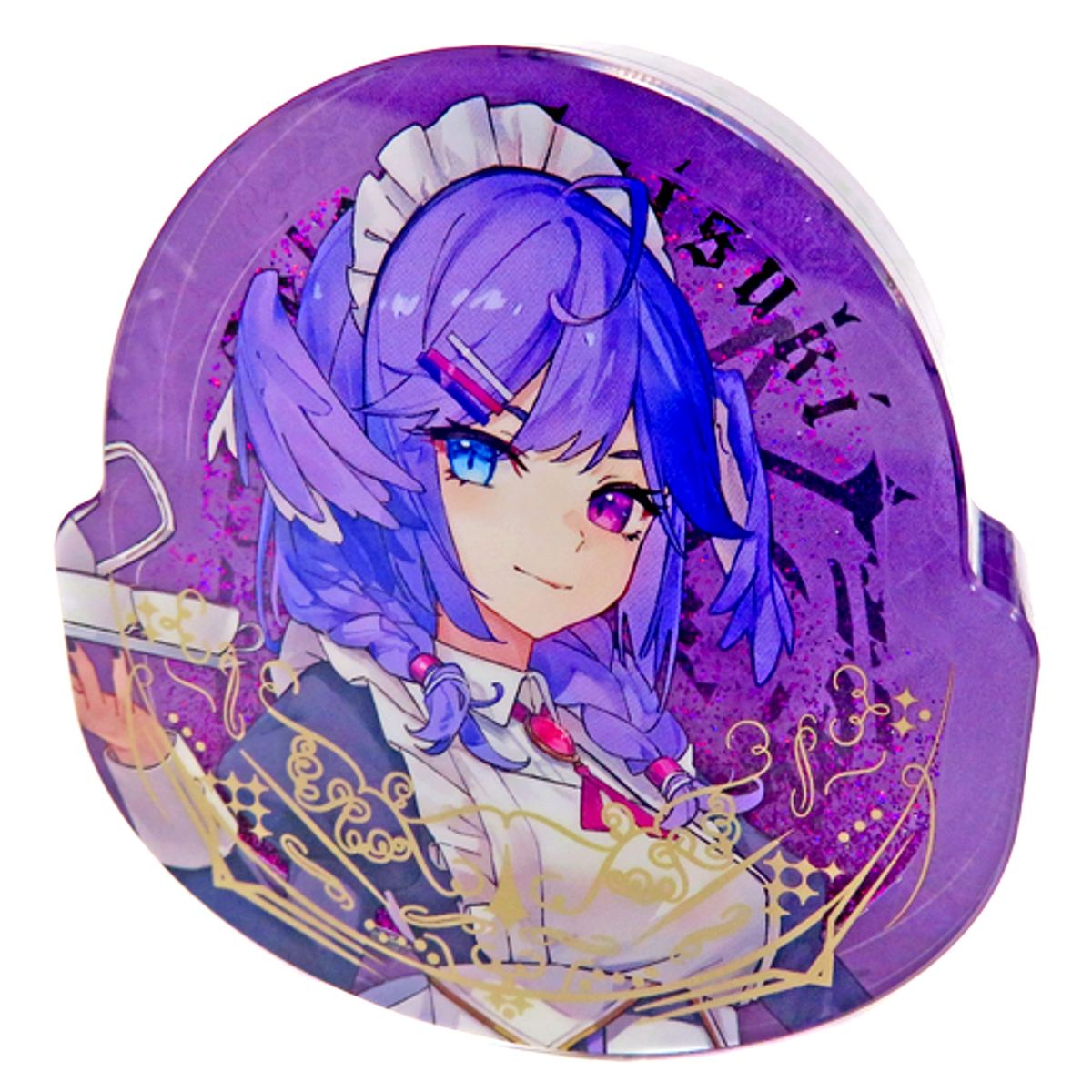 Selen Tatsuki Glitter Acrylic Block Virtual YouTuber Nijisanji Nijisanji Noble and Servant Goods [USED]