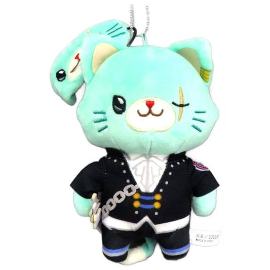 Roronoa Zoro withCAT One Piece Film Red Plush Keychain with Eye Mask [USED]