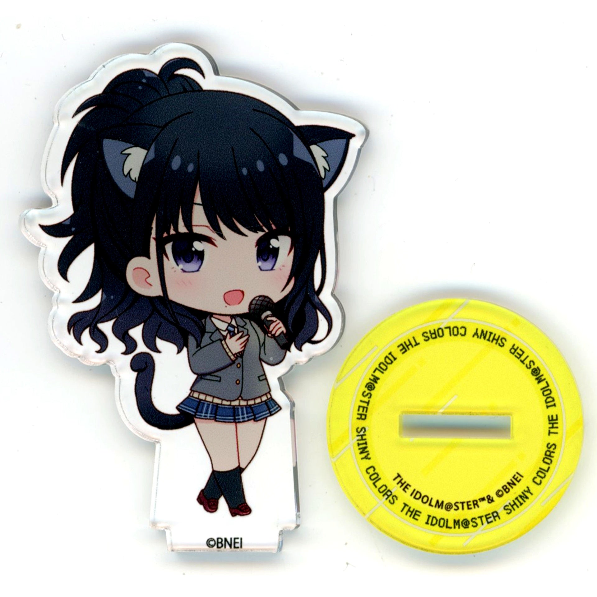 Hiori Kazano A Box The Idolmaster Shiny Colors x Karaoke Manekineko Trading Mini Acrylic Stand [USED]