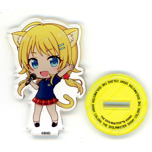 Meguru Hachimiya The Idolm@ster Shiny Colors Karaoke Manekineko Trading Mini Acrylic Stand A BOX [USED]