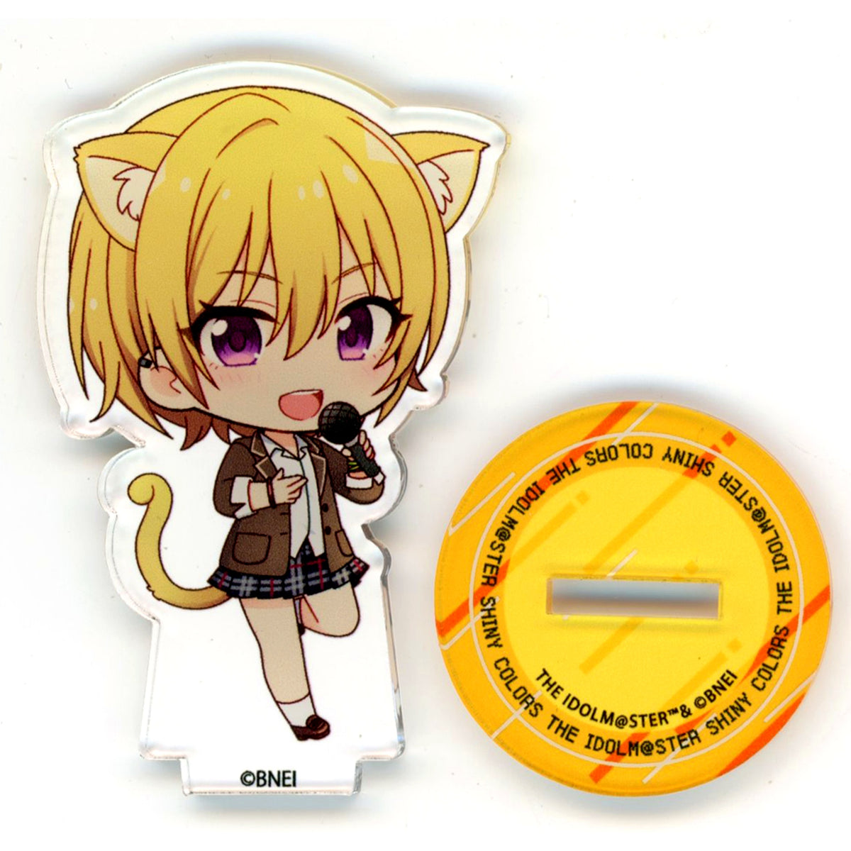 Juri Saijo The Idolmaster Shiny Colors x Karaoke Manekineko Trading Mini Acrylic Stand A BOX [USED]