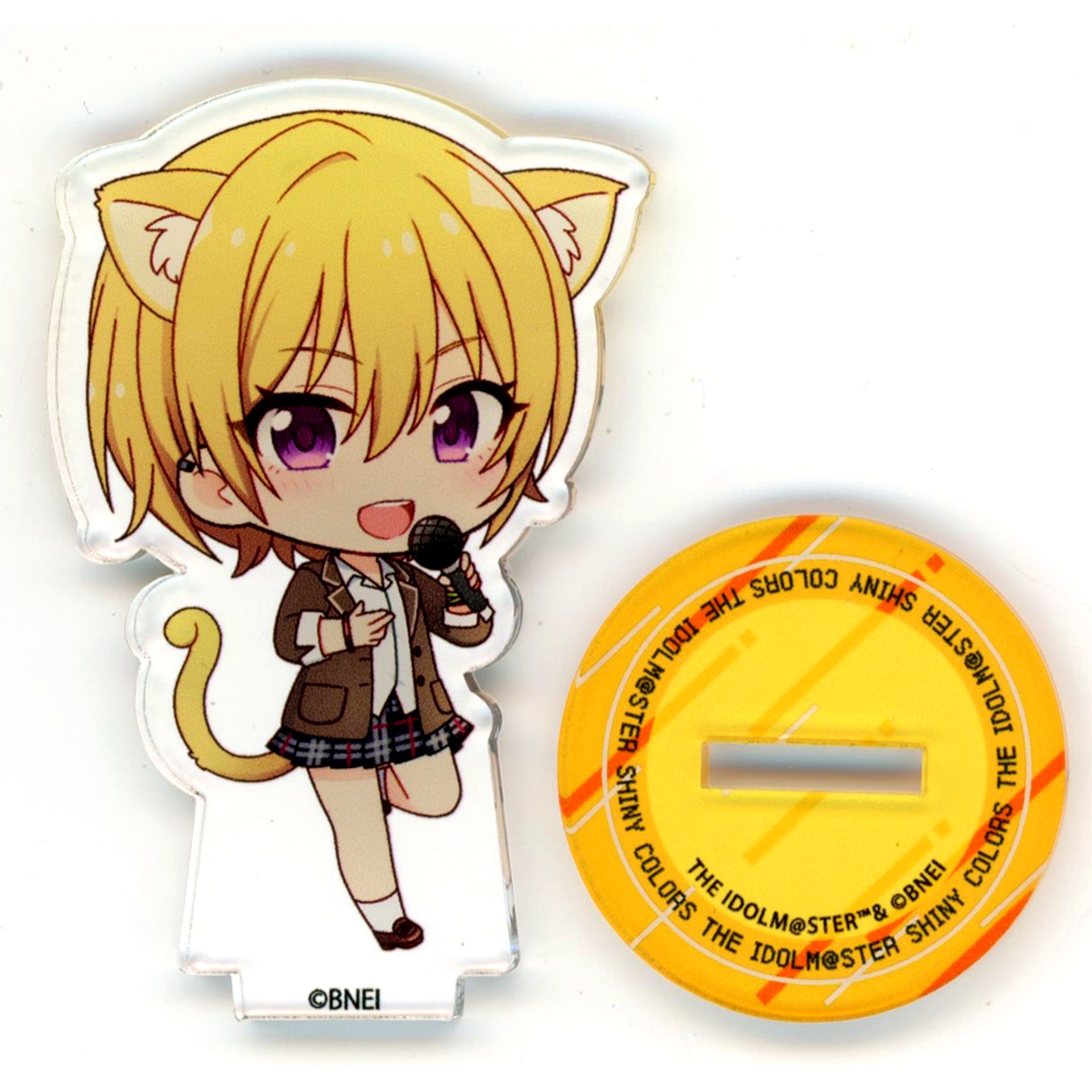 Juri Saijo The Idolmaster Shiny Colors x Karaoke Manekineko Trading Mini Acrylic Stand A BOX [USED]