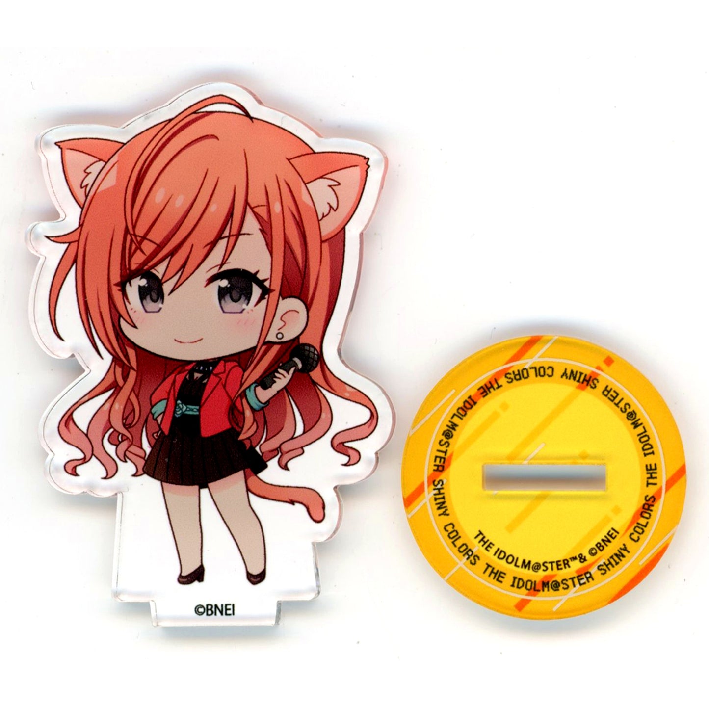 Natsuha Arisugawa The Idolmaster Shiny Colors x Karaoke Manekineko Trading Mini Acrylic Stand A Box [USED]