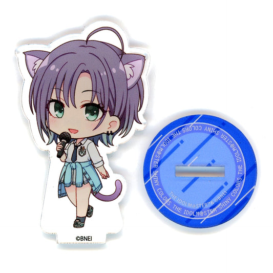 Toru Asakura The Idolmaster Shiny Colors x Karaoke Manekineko Trading Mini Acrylic Stand A Box [USED]