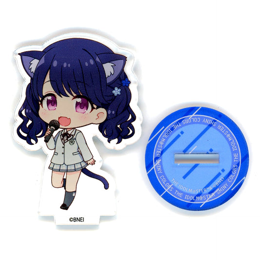 Koito Fukumaru The Idolmaster Shiny Colors x Karaoke Manekineko Trading Mini Acrylic Stand A Box [USED]