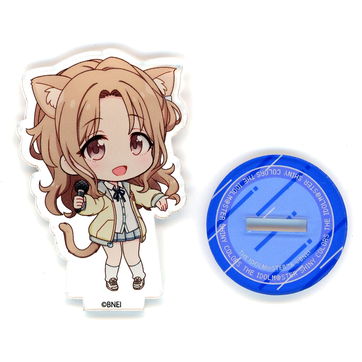 Hinana Ichikawa The Idolmaster Shiny Colors x Karaoke Manekineko Trading Mini Acrylic Stand A Box [USED]