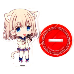 Asahi Serizawa THE IDOLM@STER SHINY COLORS x Karaoke Manekineko Trading Mini Acrylic Stand B BOX [USED]