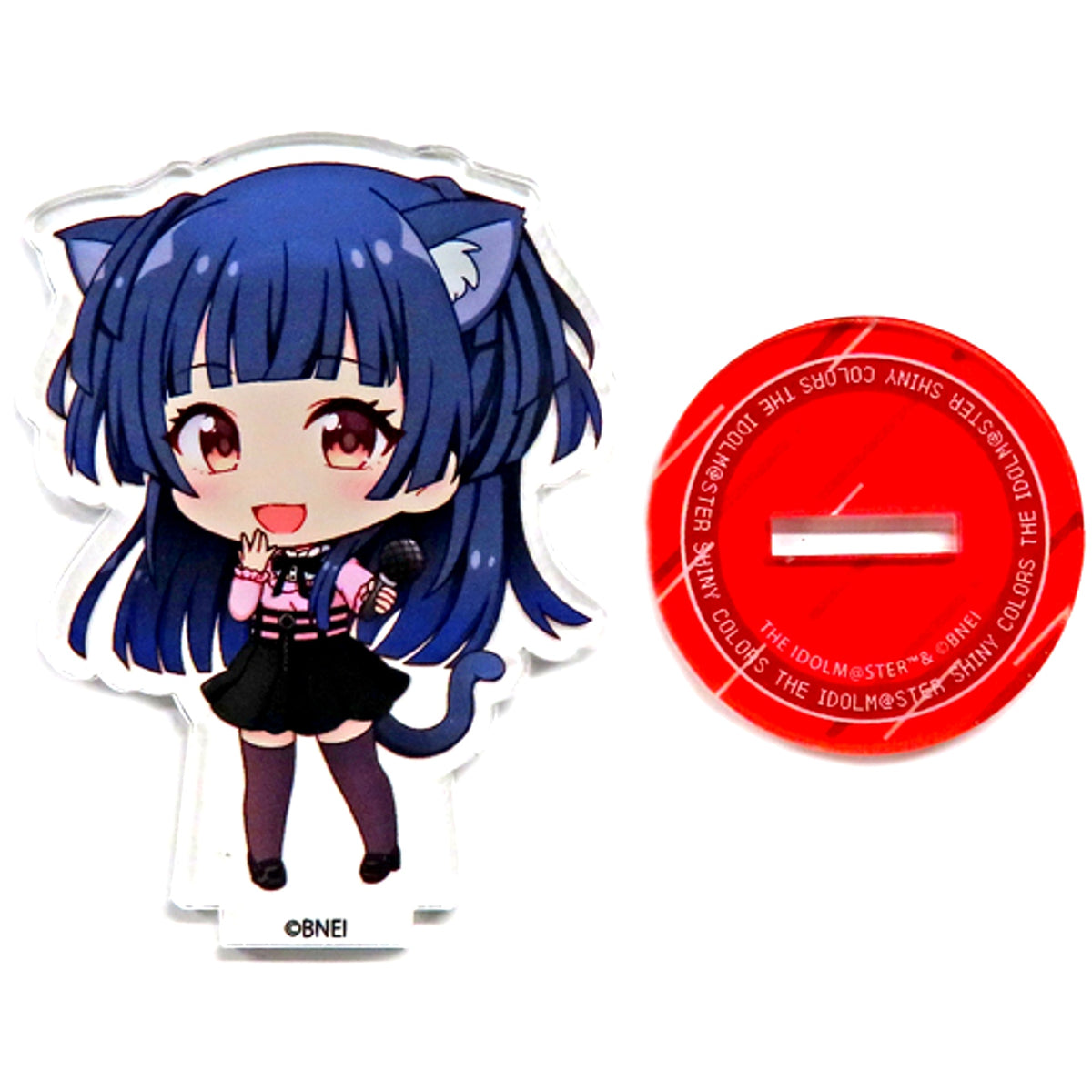 Fuyuko Mayuzumi The Idolmaster Shiny Colors x Karaoke Manekineko Trading Mini Acrylic Stand B Box [USED]