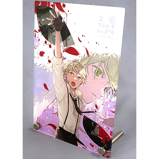 Atsushi Nakajima Harukawa35 Illustration Acrylic Plate Bonus Item for Comics Bungo Stray Dogs 23 Da Vinci Store Ltd Edition [USED]