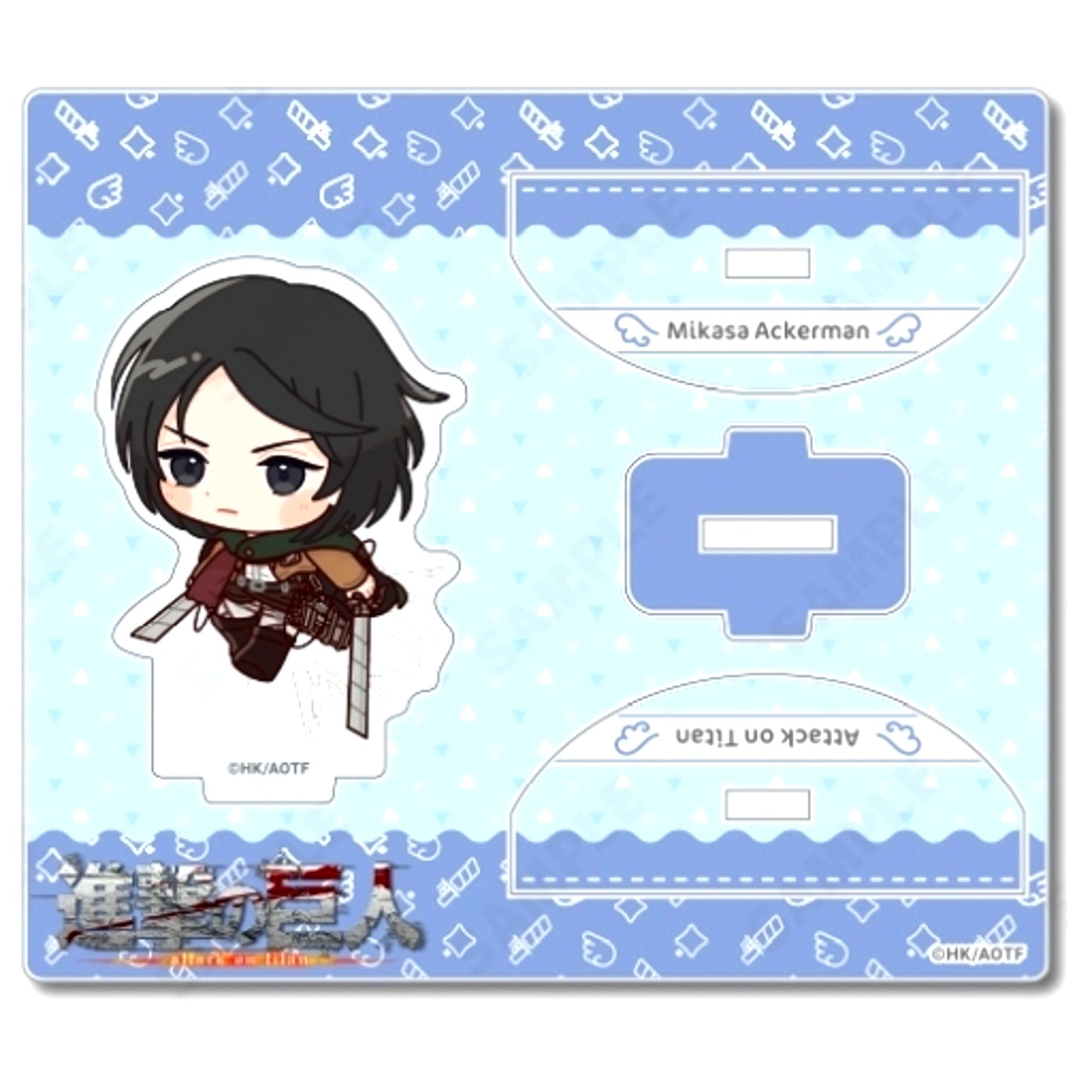Mikasa Ackerman 2 Yura Tsun Acrylic Stand Dekopachi! Attack on Titan [USED]