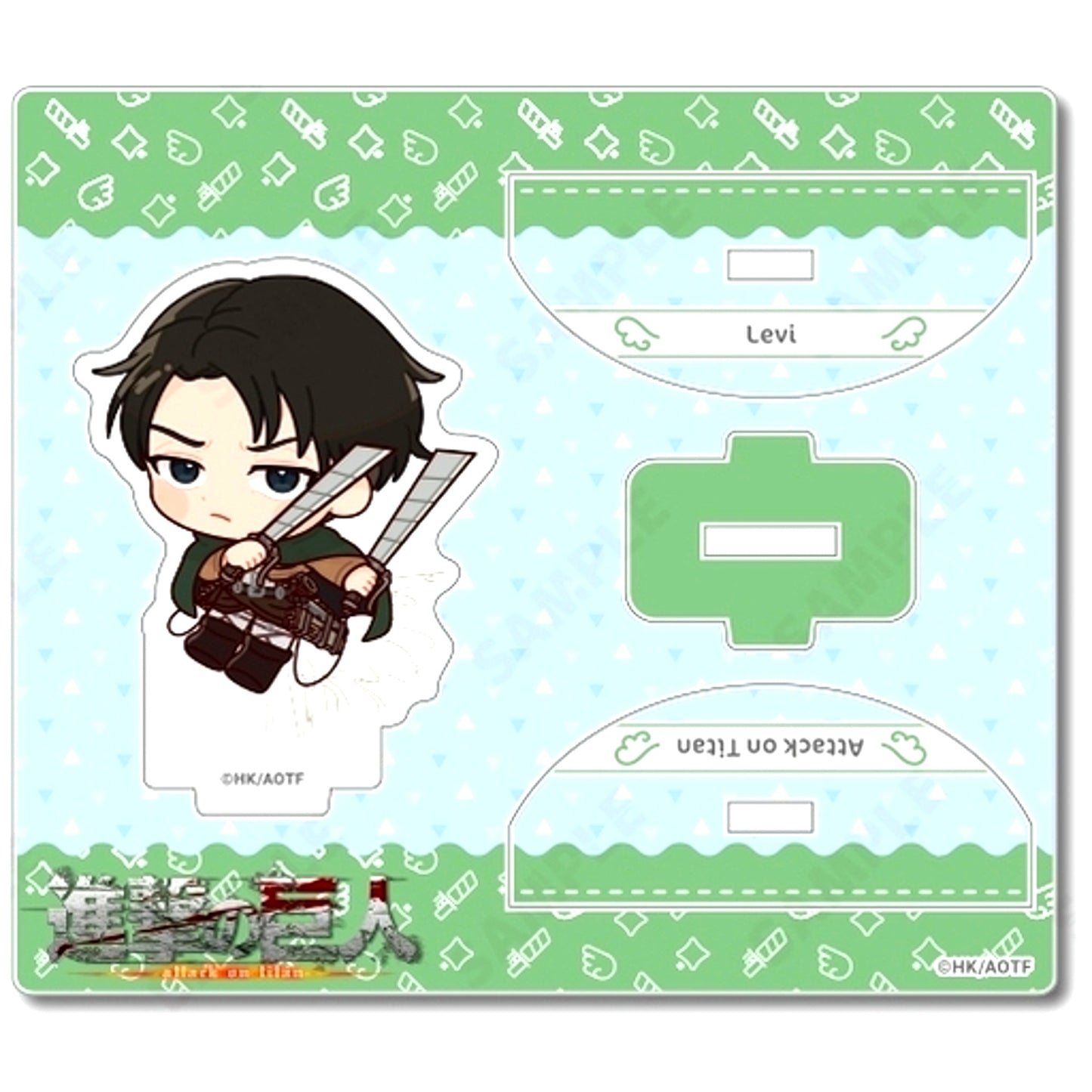 Levi 7. Attack on Titan Dekopachi Yuratsun Acrylic Stand [USED]