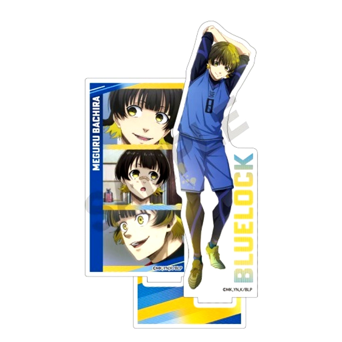 Meguru Bachira Stripe Blue Lock Acrylic Stand [USED]