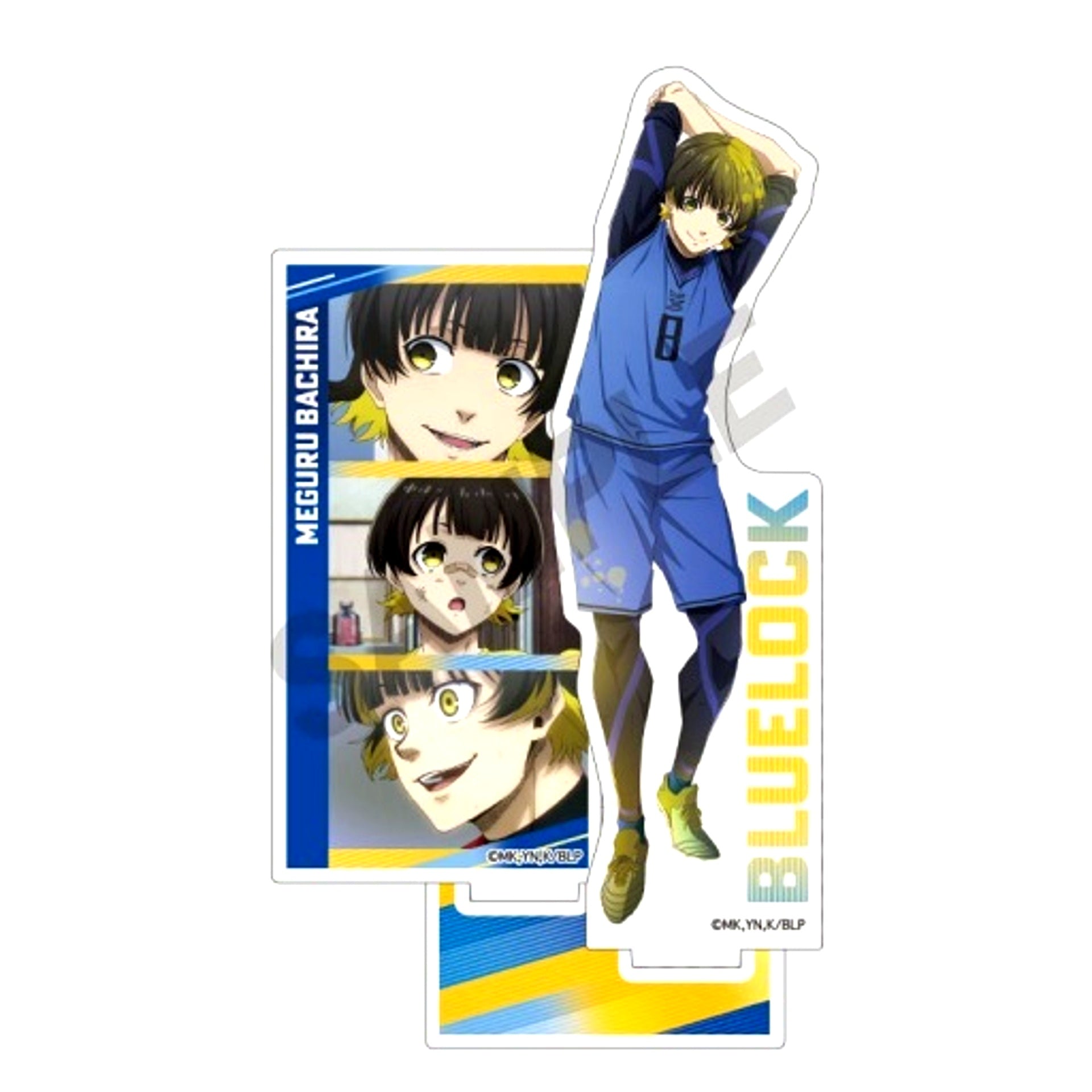 Meguru Bachira Stripe Blue Lock Acrylic Stand [USED]