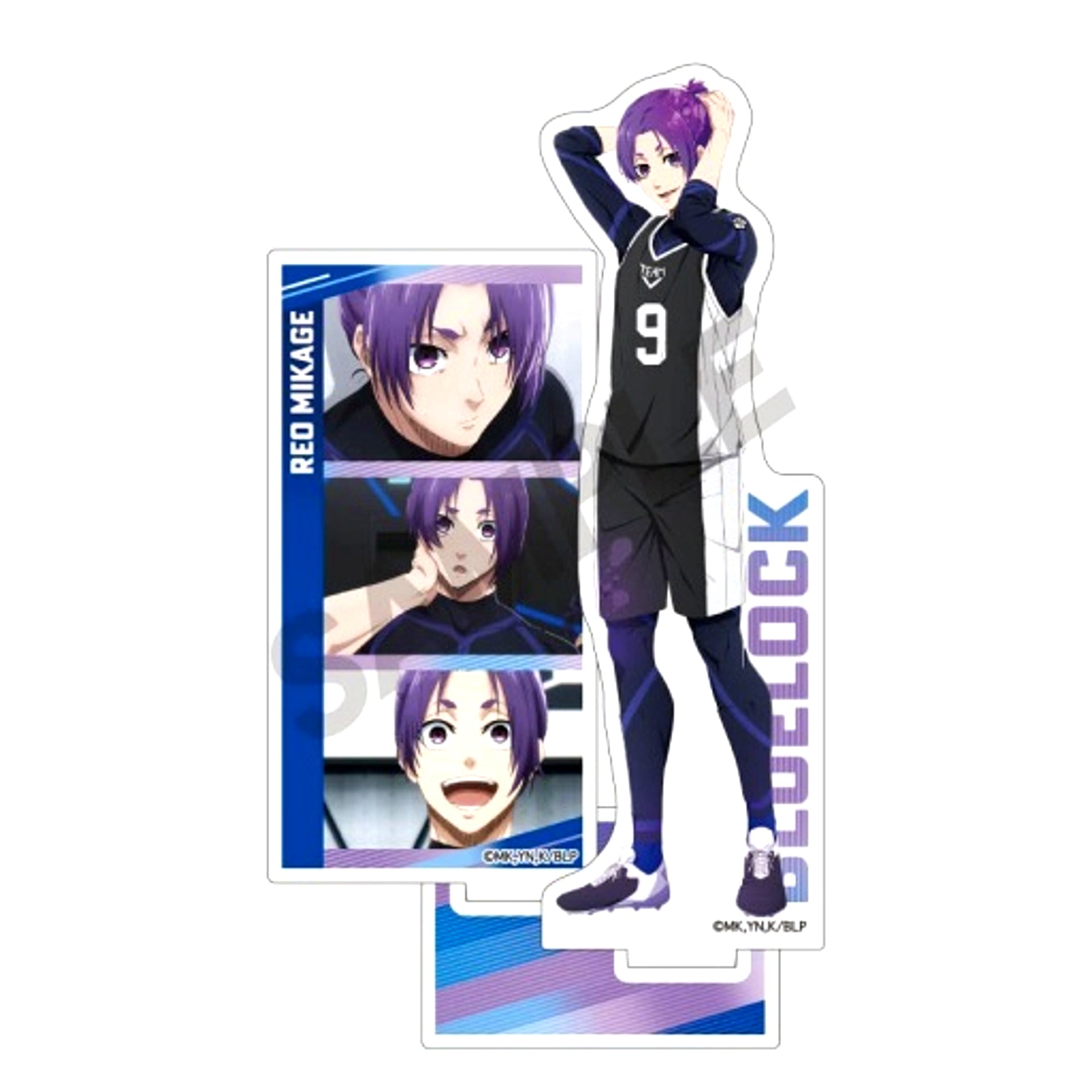 Reo Mikage Stripe Blue Lock Acrylic Stand [USED]