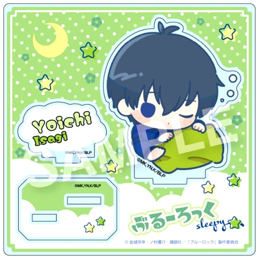 Yoichi Isagi Sweatshirt + Bedding Blue Lock Select Collection Acrylic Stand [USED]