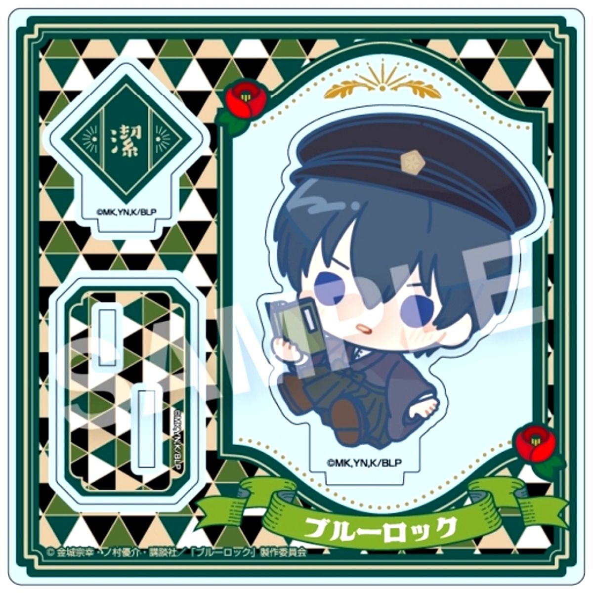 Yoichi Isagi Japanese Retro Style Blue Lock Select Collection Acrylic Stand [USED]