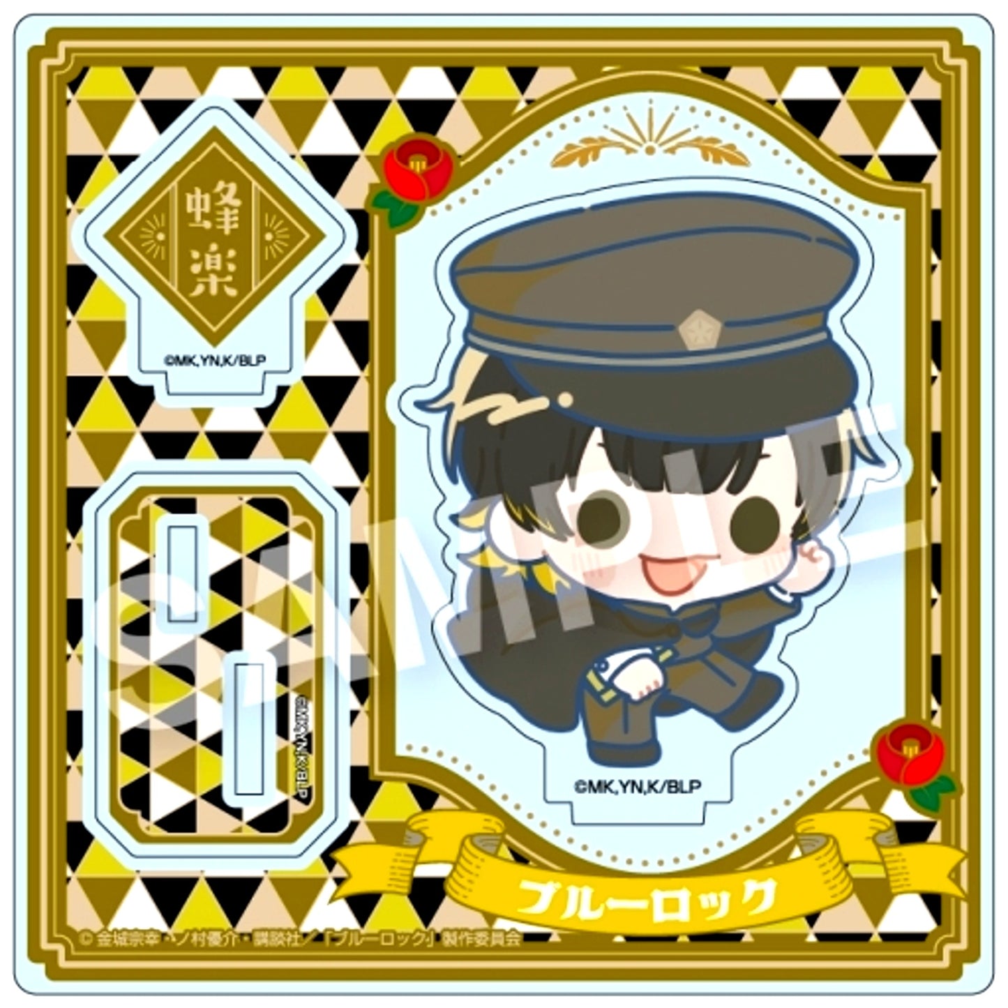 Meguru Bachira Japanese Retro Blue Lock Select Collection Acrylic Stand [USED]